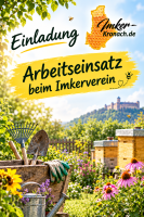 Arbeitseinsatz am Lehrbienenstand